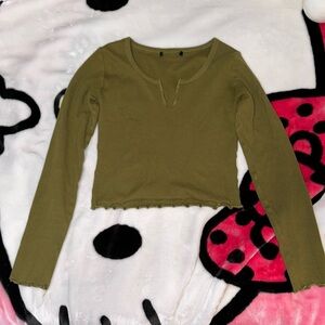 Forever 21 ribbed crop top.